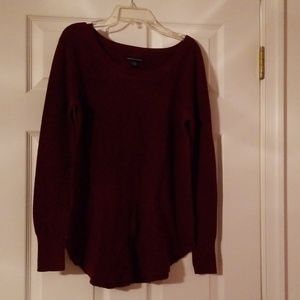 American eagle burgundy sweater